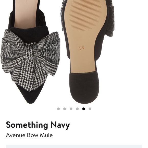Something Navy Avenue Bow Mule - Picture 14 of 15